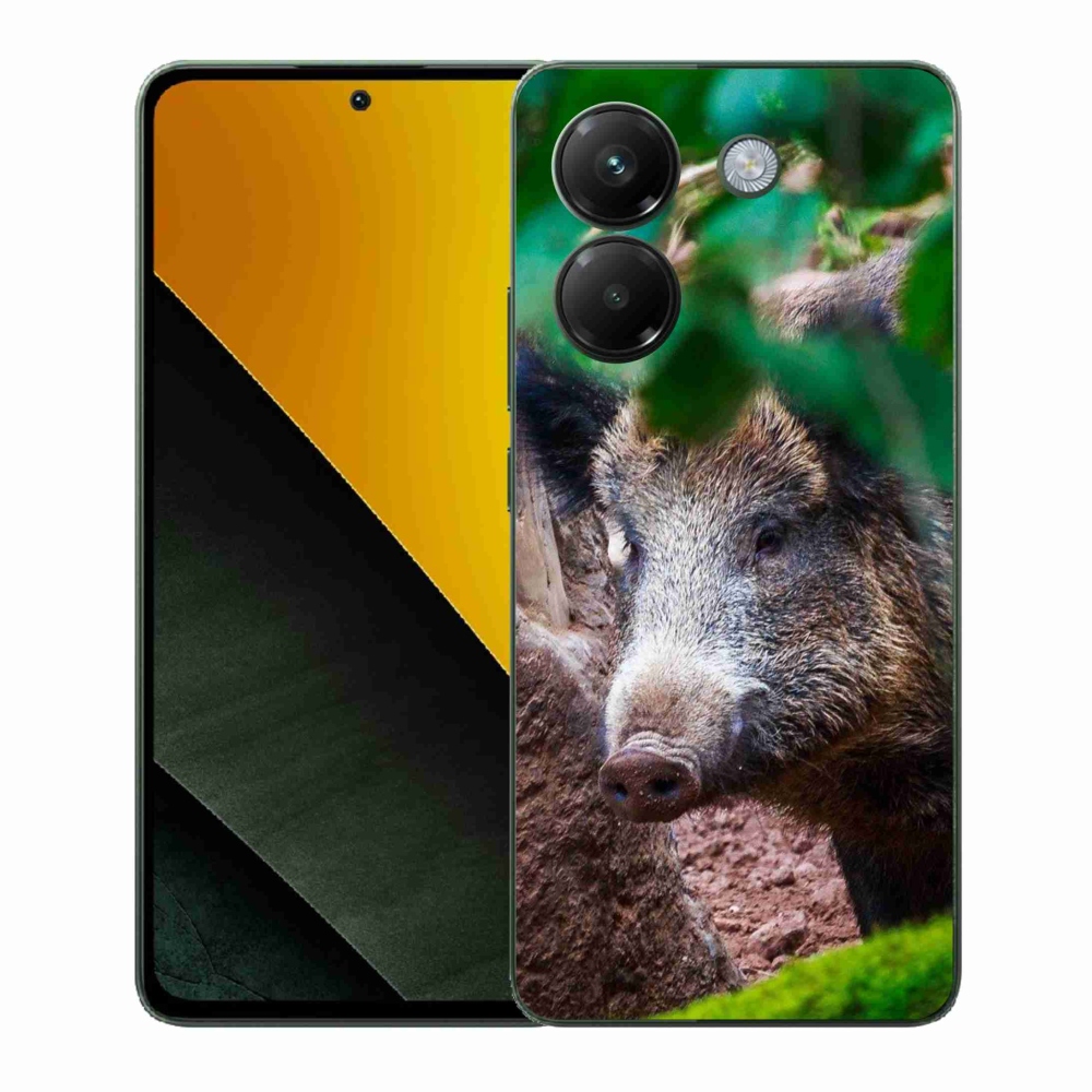 Gélový kryt mmCase na Xiaomi Poco M7 Pro 5G - divoké prasa