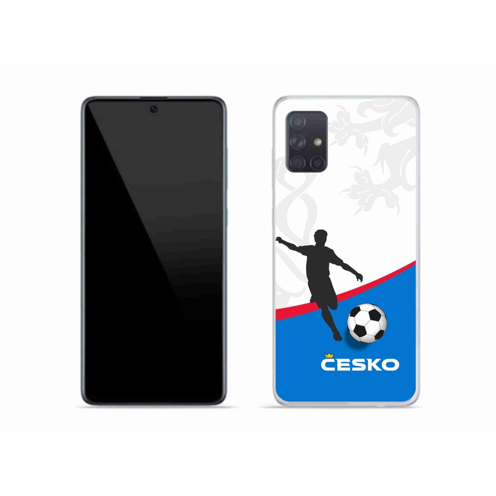 Gélový kryt mmCase na Samsung Galaxy A51 - futbal Česko 1