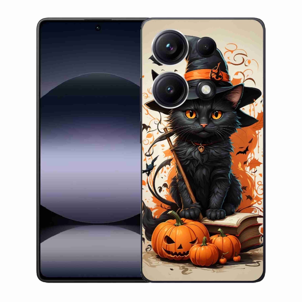 Gélový kryt mmCase na Xiaomi Redmi Note 14S - kocúr čarodejník