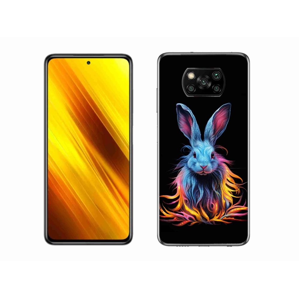 Gélový kryt mmCase na Xiaomi Poco X3 - abstraktný zajac