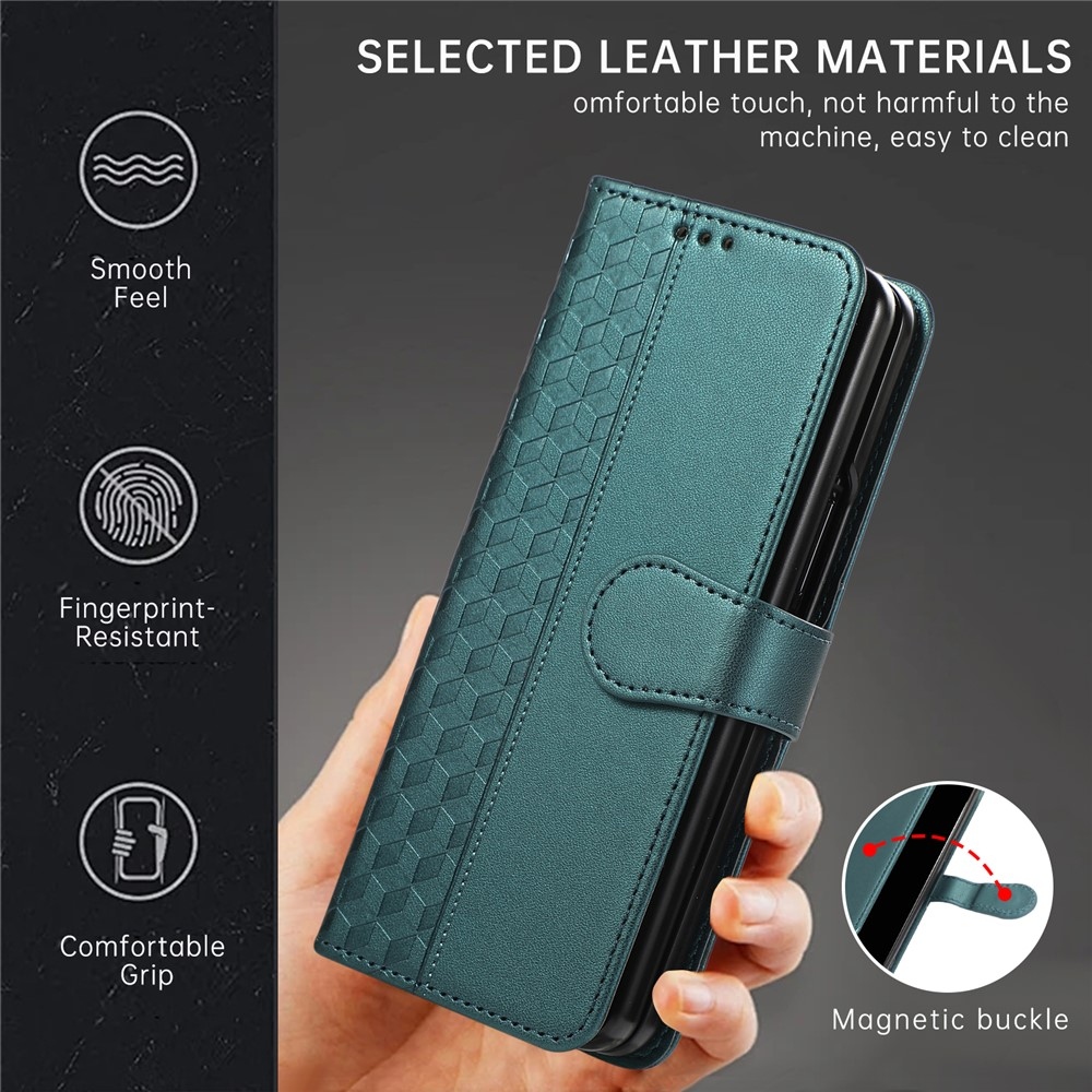 Gridy knižkové púzdro na Samsung Galaxy Z Fold7 5G - zelené