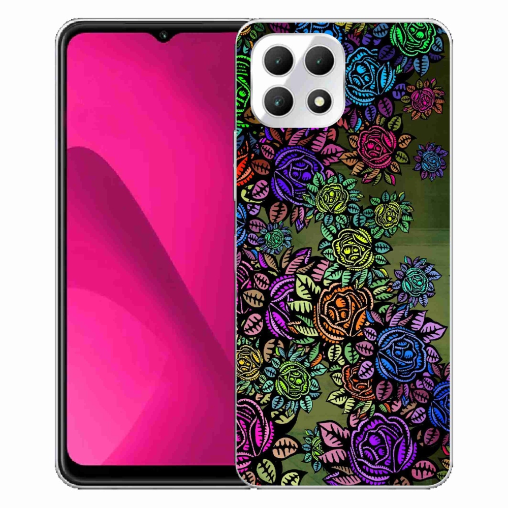 Gélový kryt mmCase na T-Mobile T Phone 2 - kvety 6