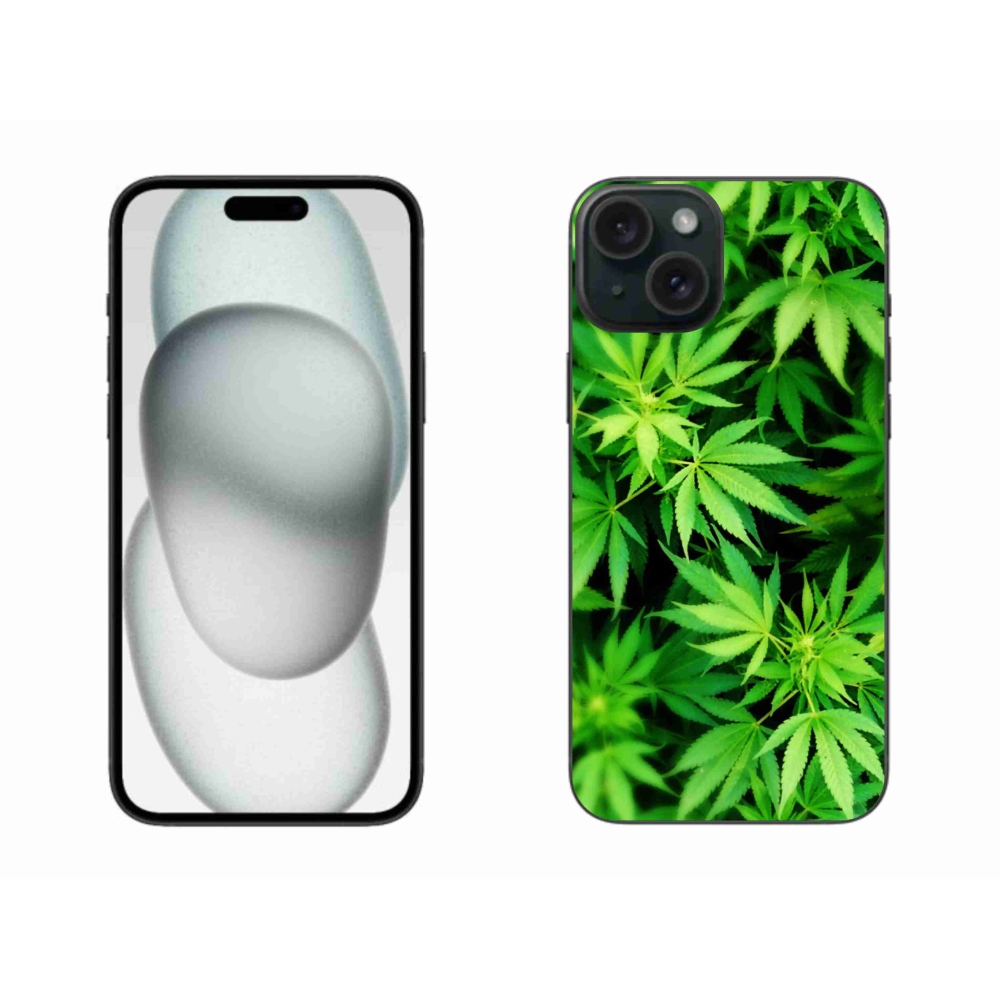 Gélový kryt mmCase na iPhone 15 Plus - konope 3