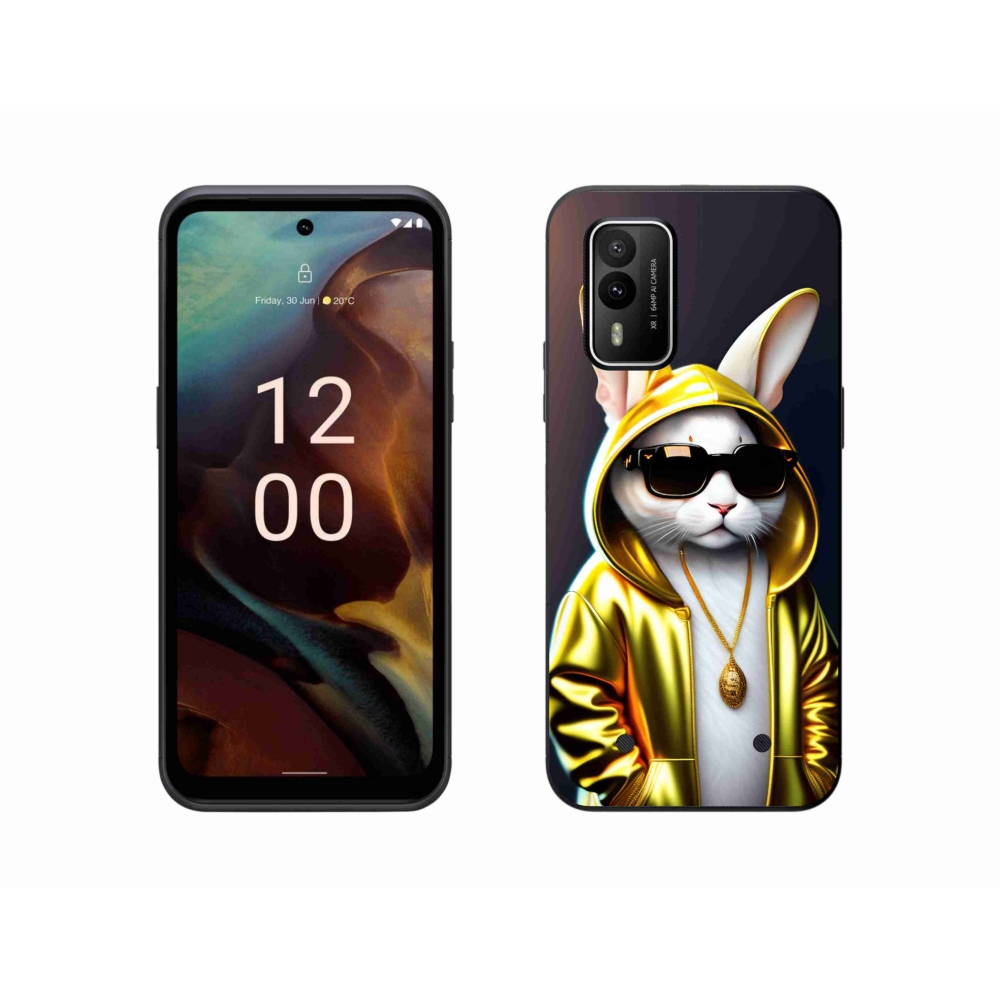 Gélový kryt mmCase na Nokia XR21 - mačka boss