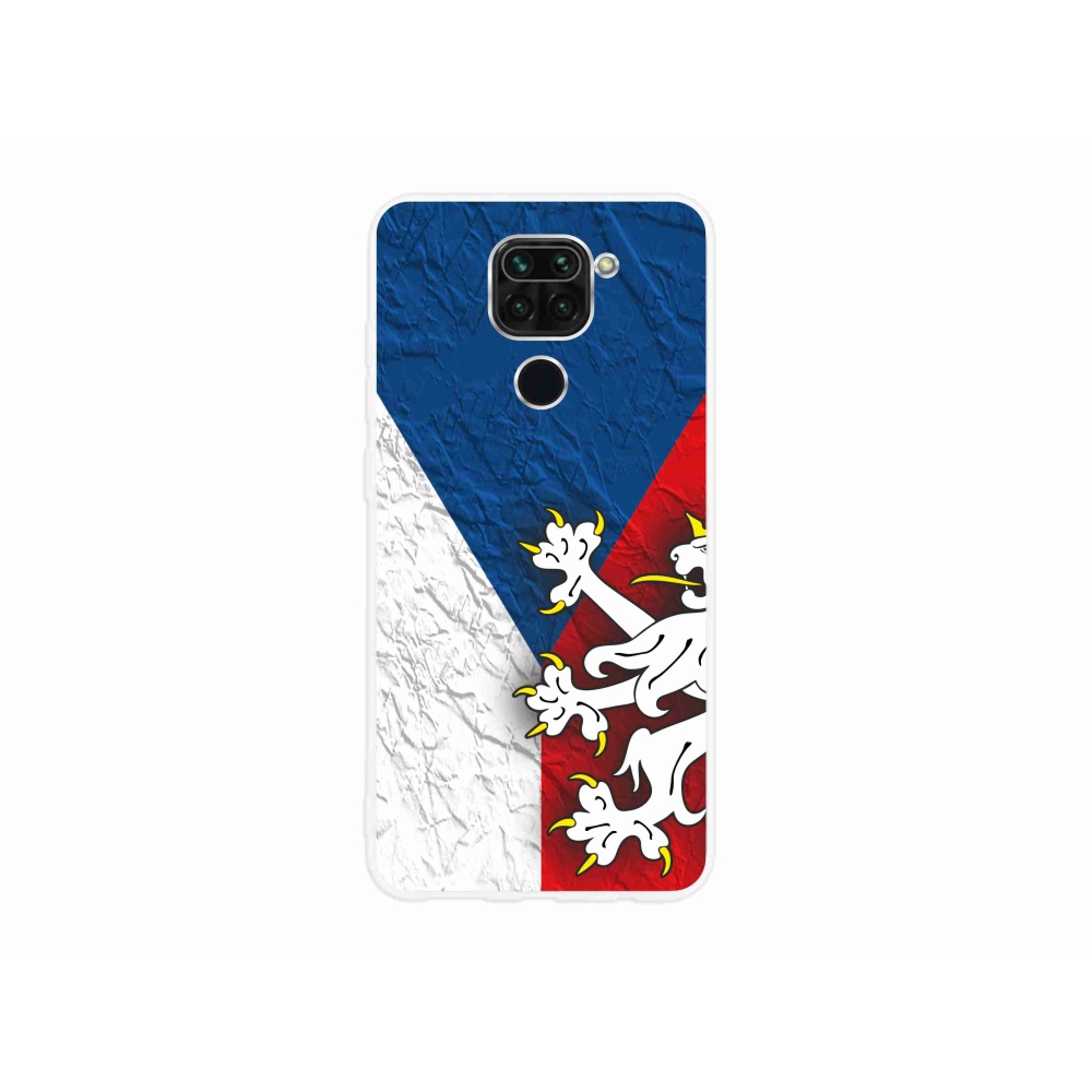 Gélový kryt mmCase na Xiaomi Redmi Note 9 - česká vlajka 1