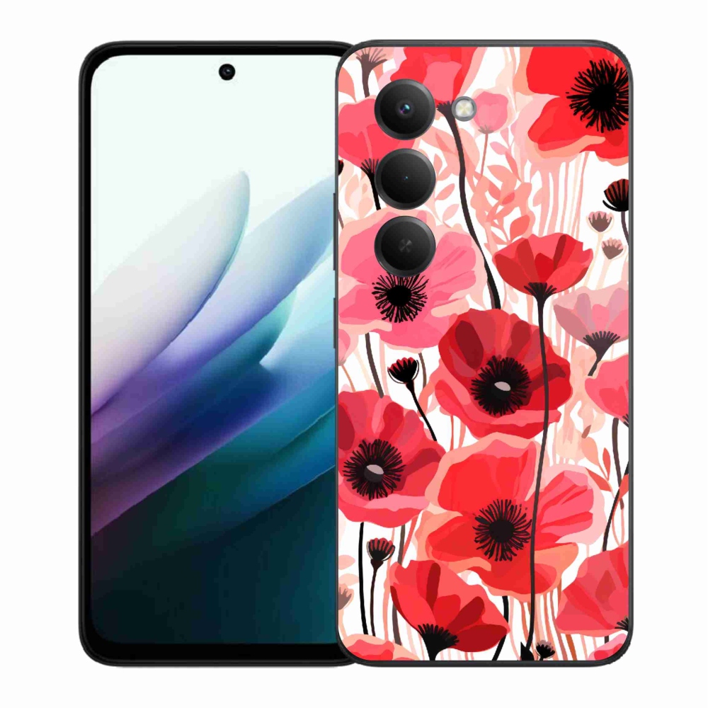 Gélový kryt mmCase na Xiaomi Redmi 15 4G/5G (171mm) - vlčí mak 1