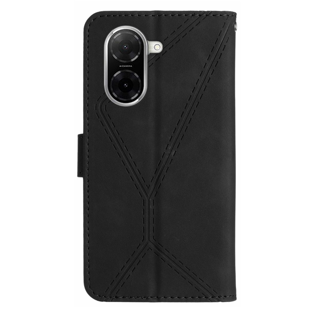 Linesy knižkové púzdro na Xiaomi Redmi A5 - čierne