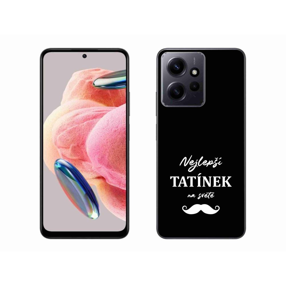 Gélový kryt mmCase na Xiaomi Redmi Note 12 4G - najlepší otecko 1 čierne pozadie