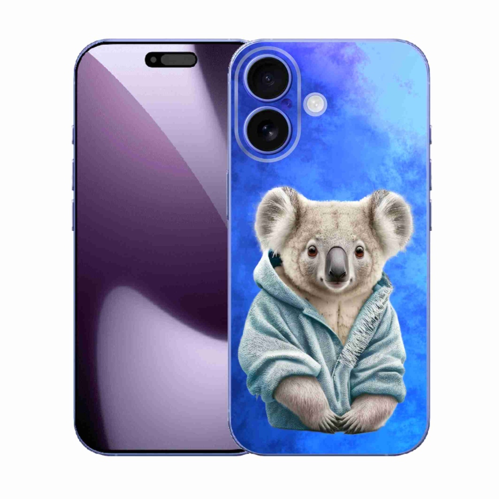 Gélový kryt mmCase na iPhone 17 - koala vo svetri