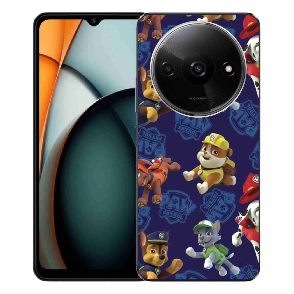 Gélový kryt mmCase na Xiaomi Redmi A3 - labková patrola 1