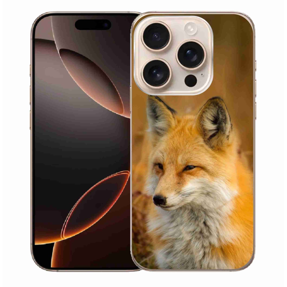 Gélový kryt mmCase na iPhone 16 Pro Max - líška