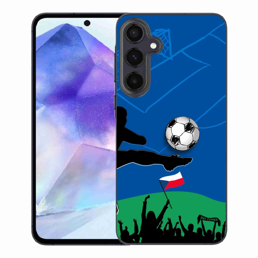 Gélový kryt mmCase na Samsung Galaxy A55 5G - fanúšikovia futbalu