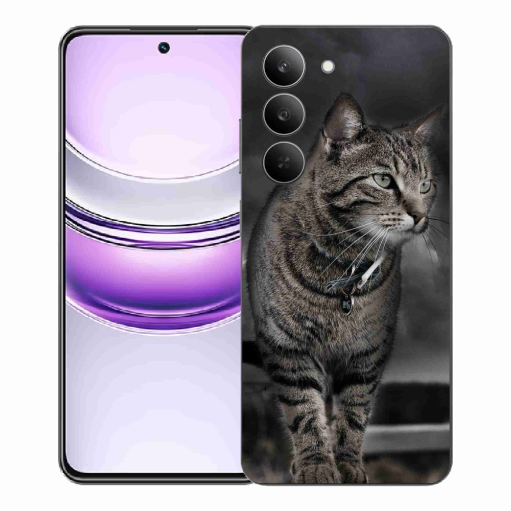 Gélový kryt mmCase na Realme 14x 5G - mačka