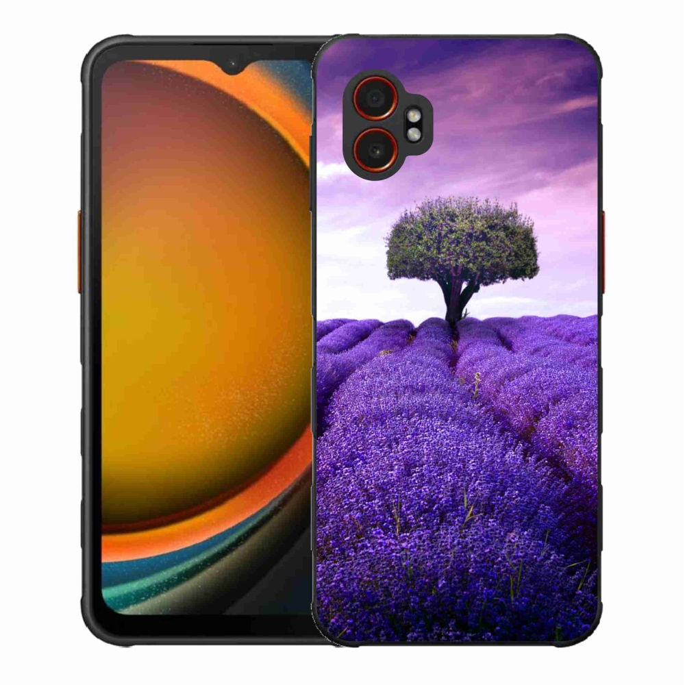 Gélový kryt mmCase na Samsung Galaxy Xcover 7 Pro - levanduľová lúka