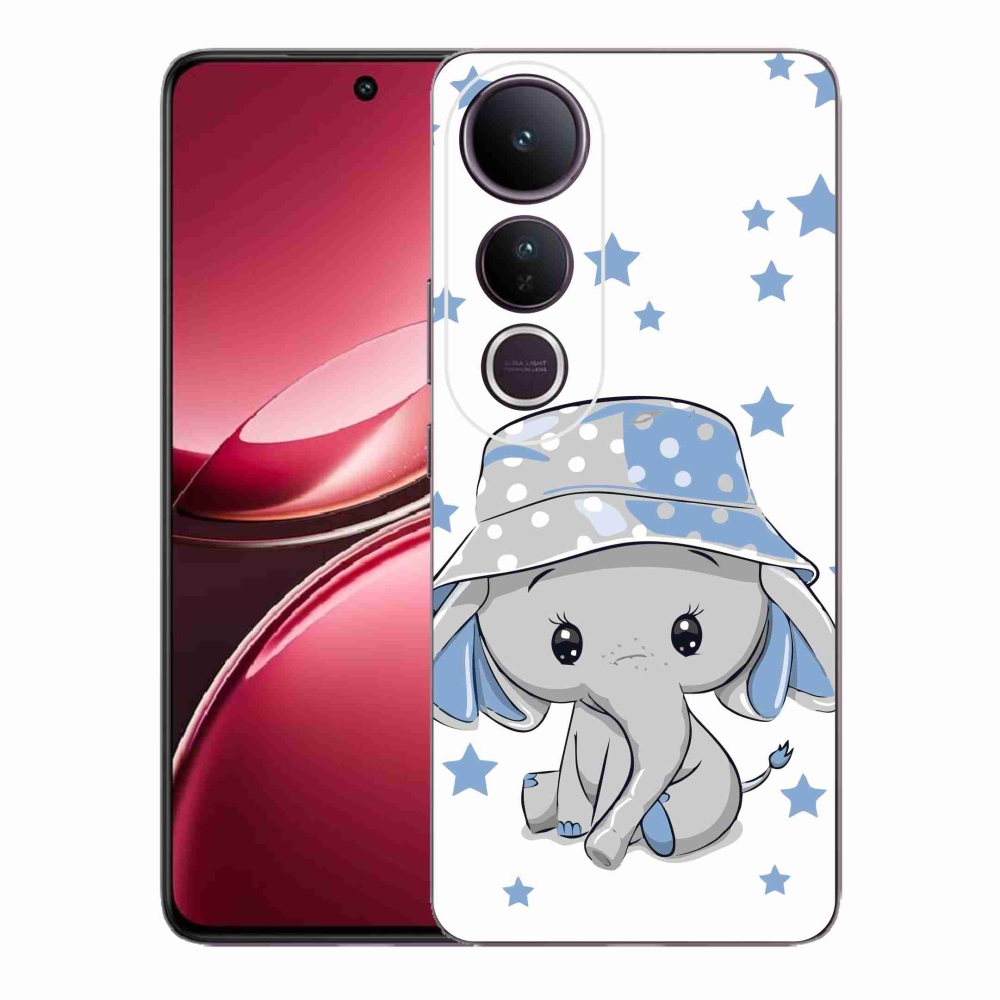 Gélový kryt mmCase na Vivo V50 Lite 4G/5G - modrý slon