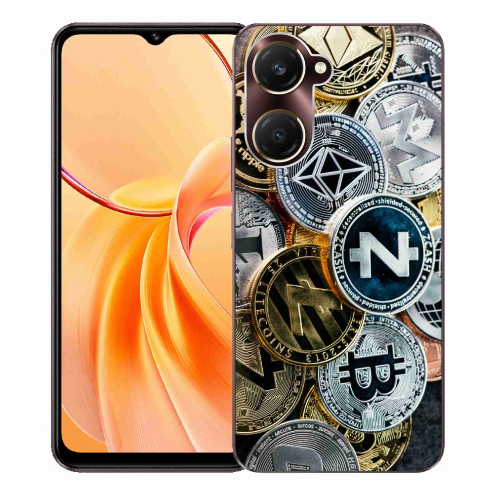 Gélový kryt mmCase na Vivo Y28s 5G - kryptomeny