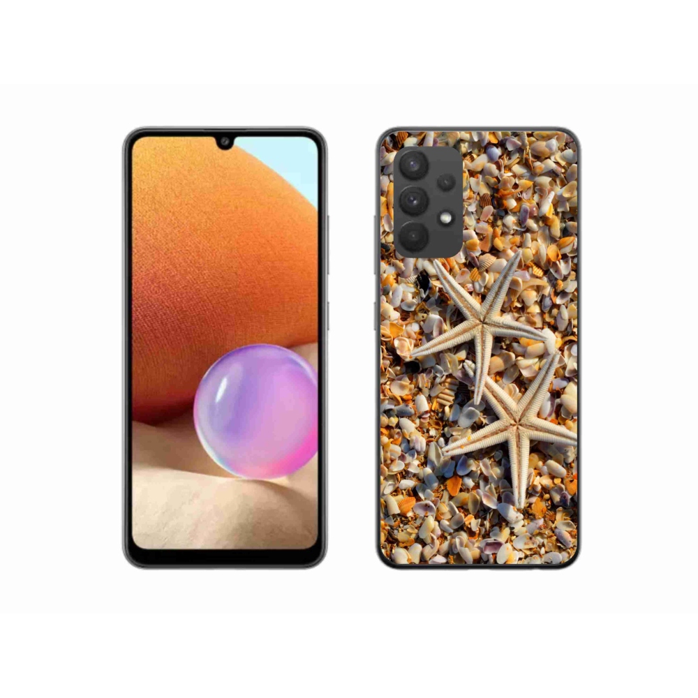 Gélový kryt mmCase na Samsung Galaxy A32 4G - morské hviezdice