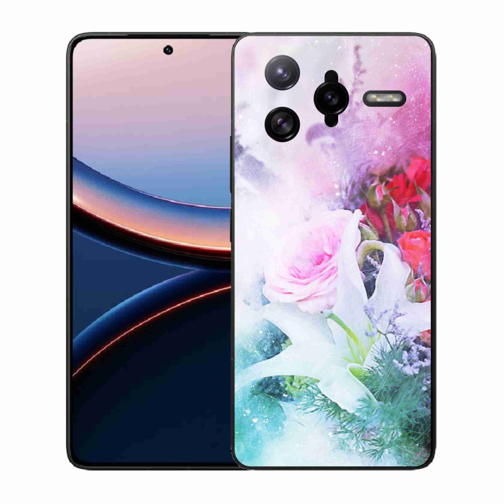 Gélový kryt mmCase na Xiaomi Poco F7 Ultra - kvety 4