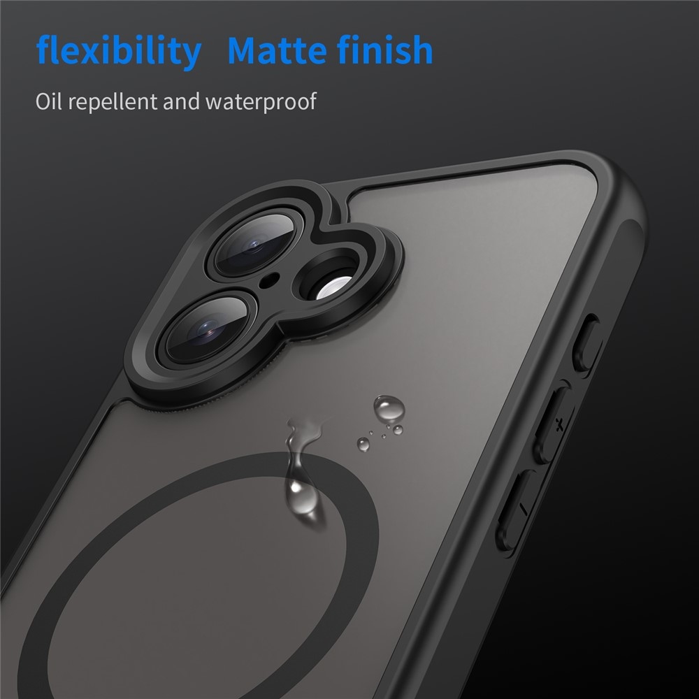 Case matný gélový obal s MagSafe na iPhone 17 - čierny