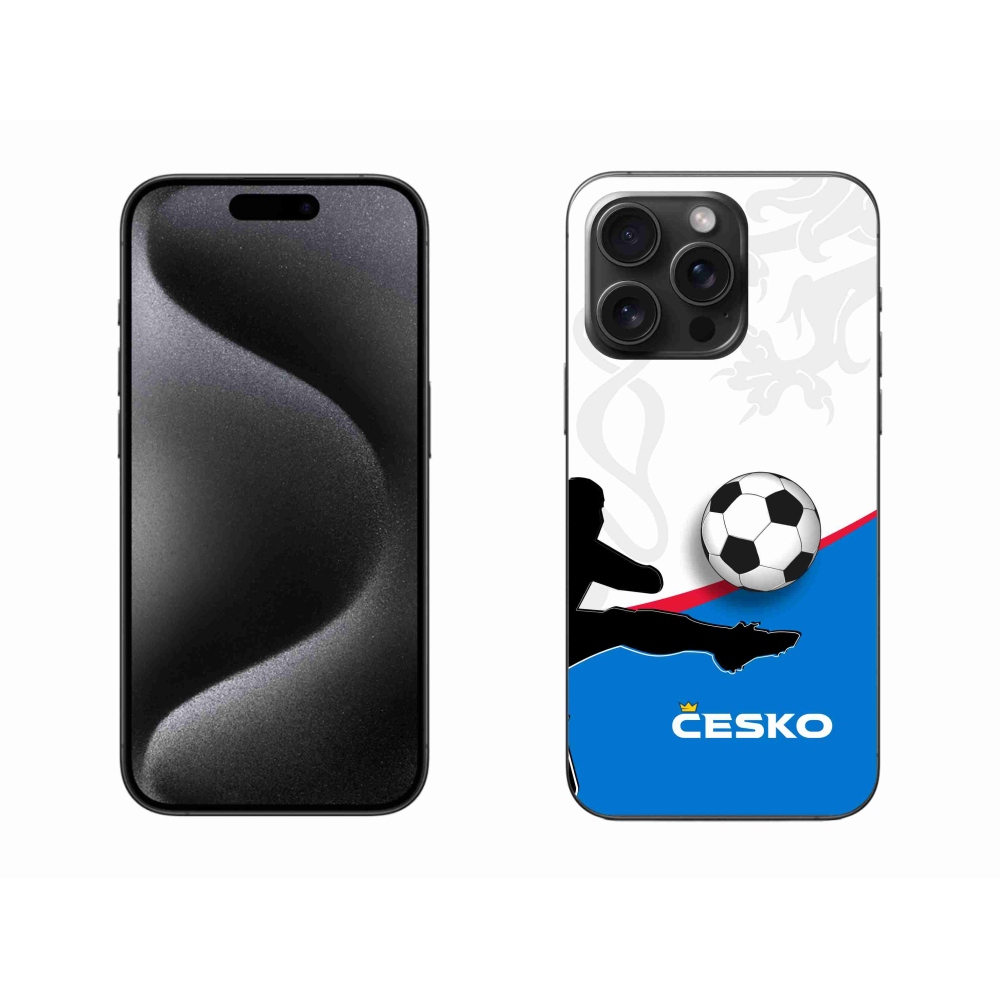 Gélový kryt mmCase na iPhone 15 Pro Max - futbal Česko 3