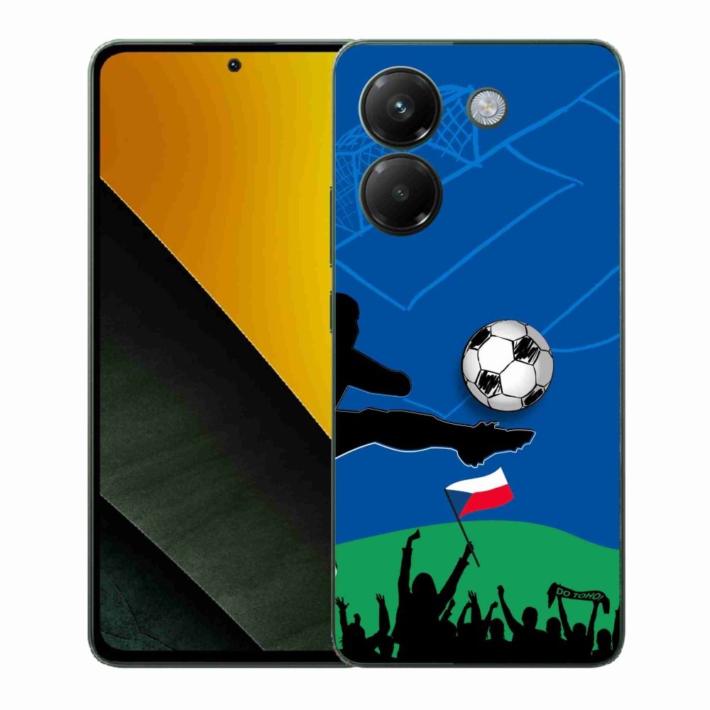 Gélový kryt mmCase na Xiaomi Poco M7 Pro 5G - fanúšikovia futbalu