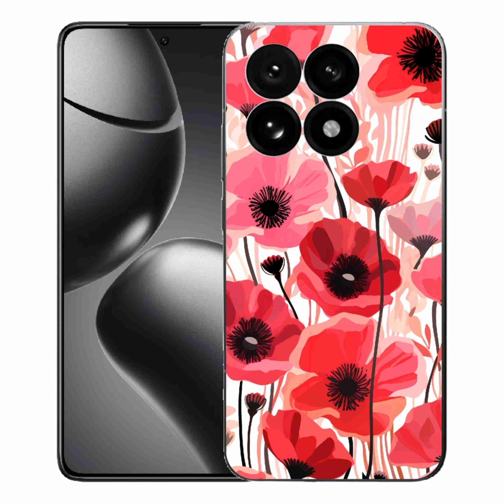 Gélový kryt mmCase na Xiaomi 15T - vlčí mak 1