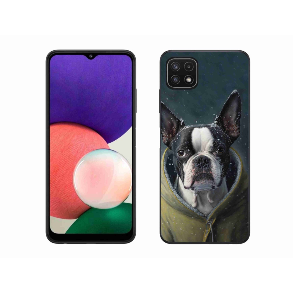 Gélový kryt mmCase na Samsung Galaxy A22 5G - buldoček