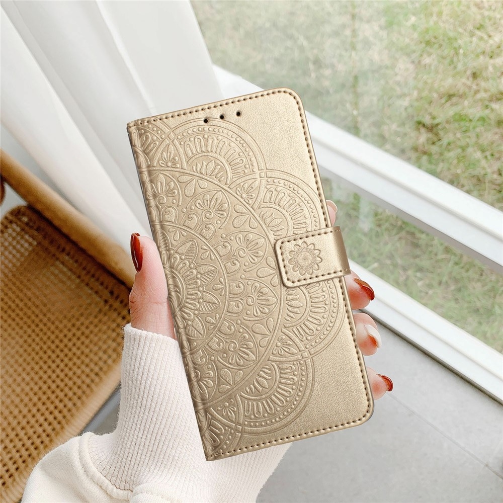 Mandala knižkové púzdro na Xiaomi 15T Pro - zlaté