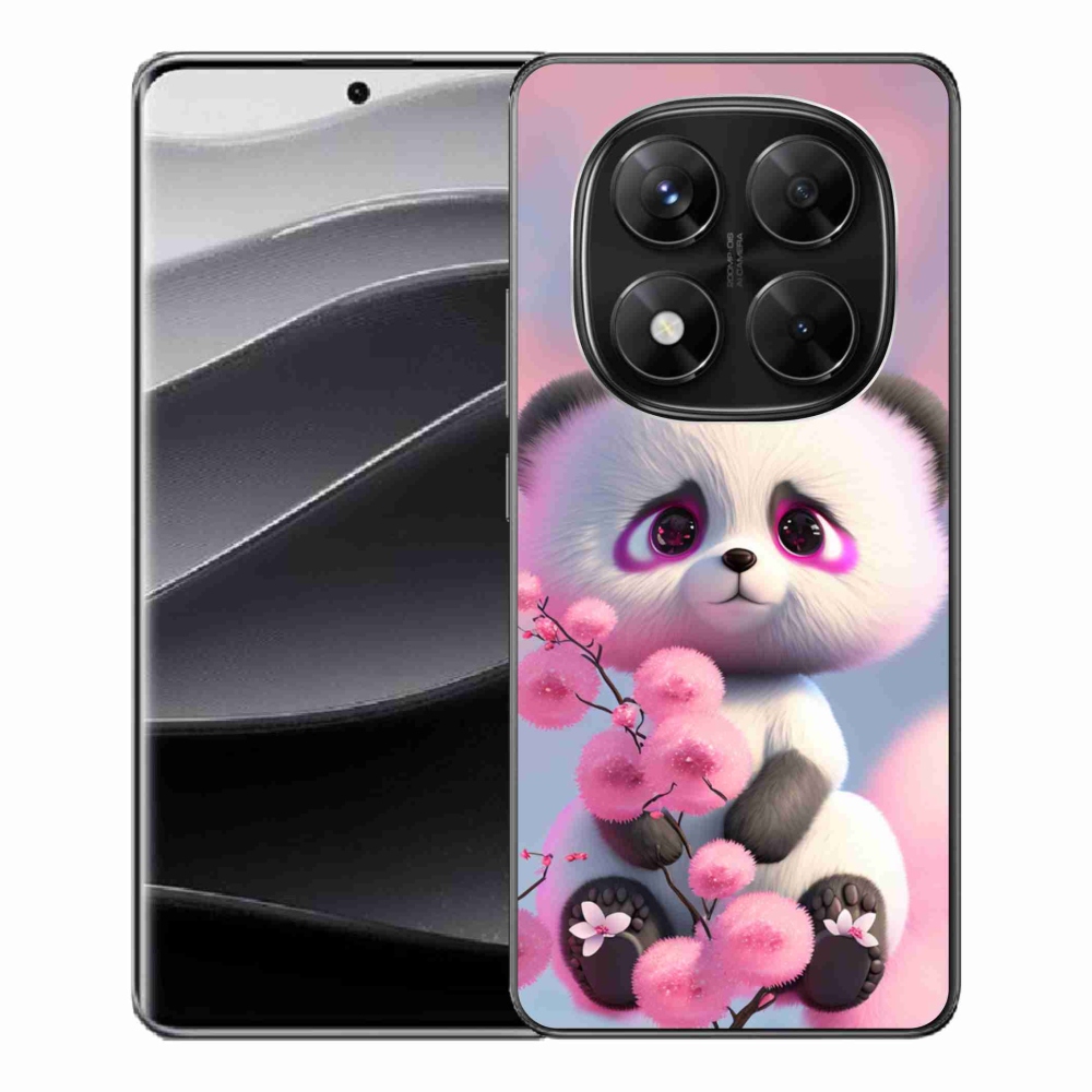 Gélový kryt mmCase na Xiaomi Redmi Note 14 Pro 5G/Poco X7 5G - roztomilá panda 1
