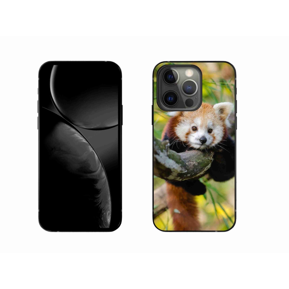 Gélový kryt mmCase na iPhone 13 Pro 6.1 - panda červená