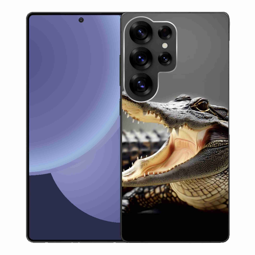 Gélový kryt mmCase na Samsung Galaxy S25 Ultra - krokodíl