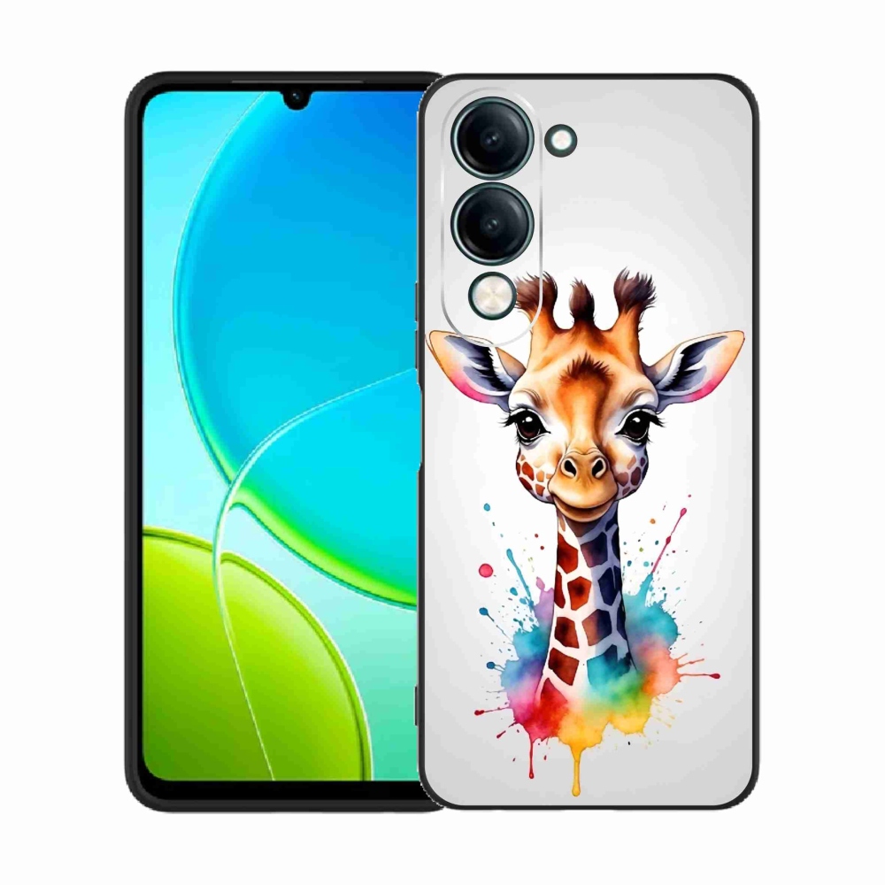 Gélový kryt mmCase na Vivo Y29s 5G - žirafa 1
