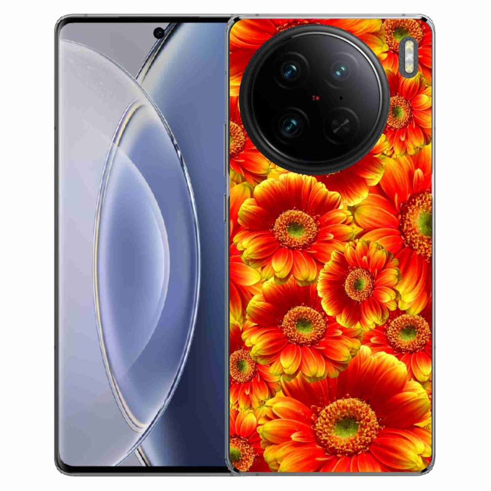 Gélový kryt mmCase na Vivo X90 Pro - gerbera 1