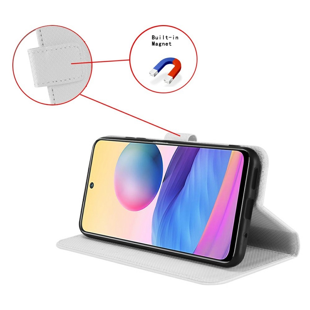 Diamond knižkové púzdro na Realme Note 70T - biele