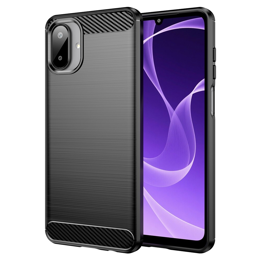 Carbon odolný gélový obal na Samsung Galaxy A07 4G - čierny