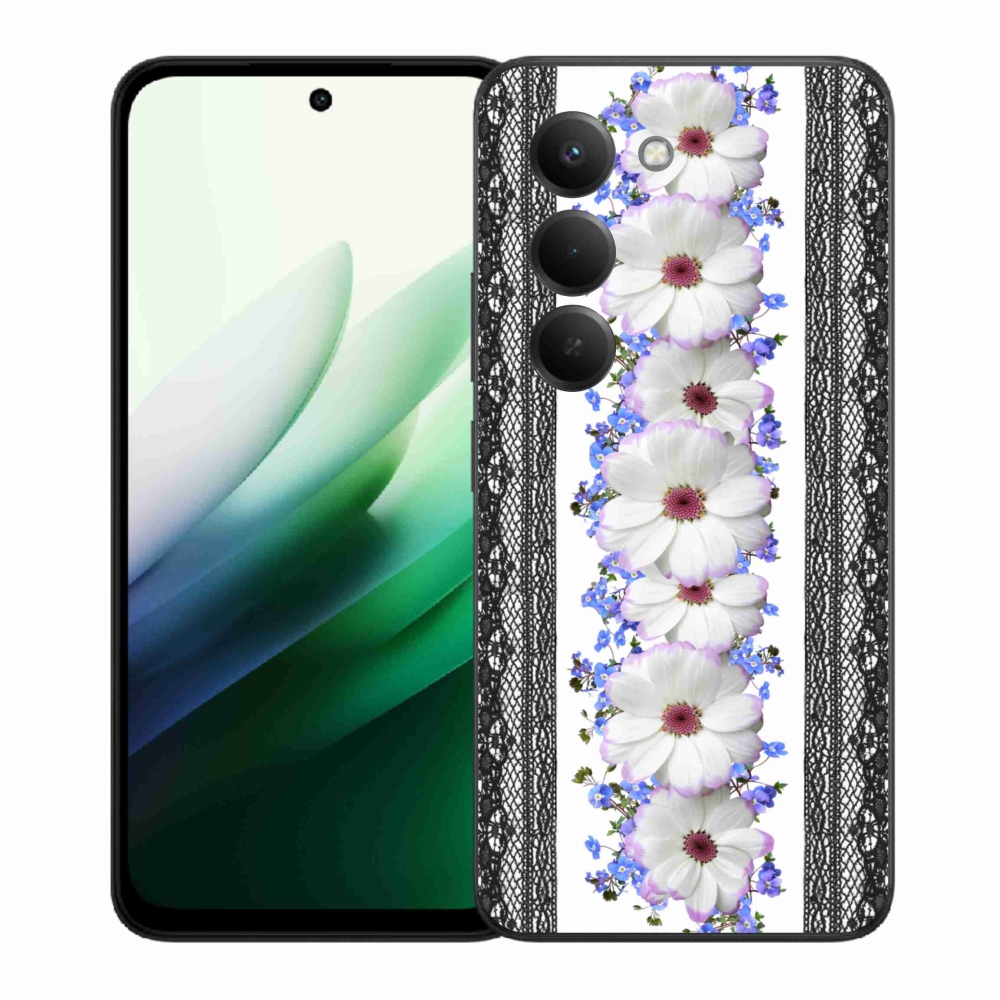 Gélový kryt mmCase na Xiaomi Redmi 15 5G (169mm) - kvety 8