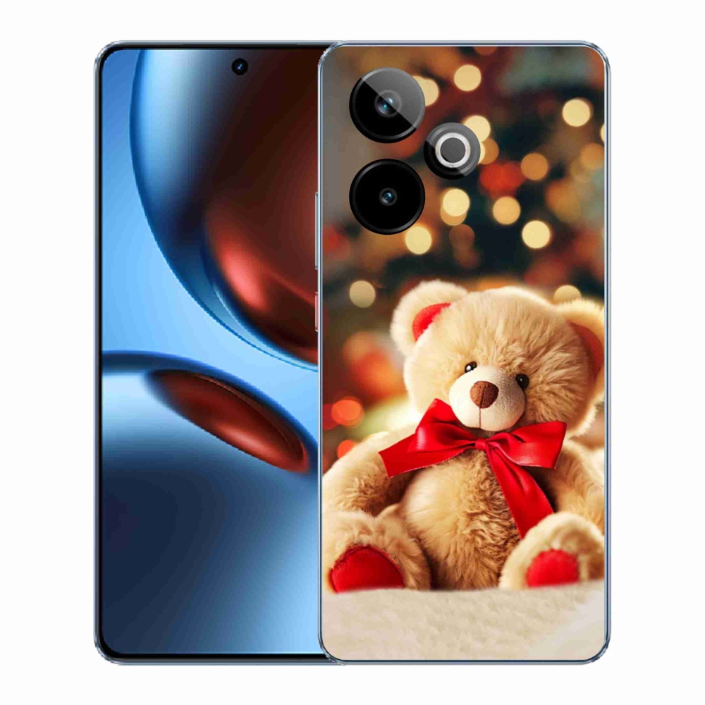 Gélový kryt mmCase na Realme GT 7 5G/GT 7T 5G - plyšový medvedík