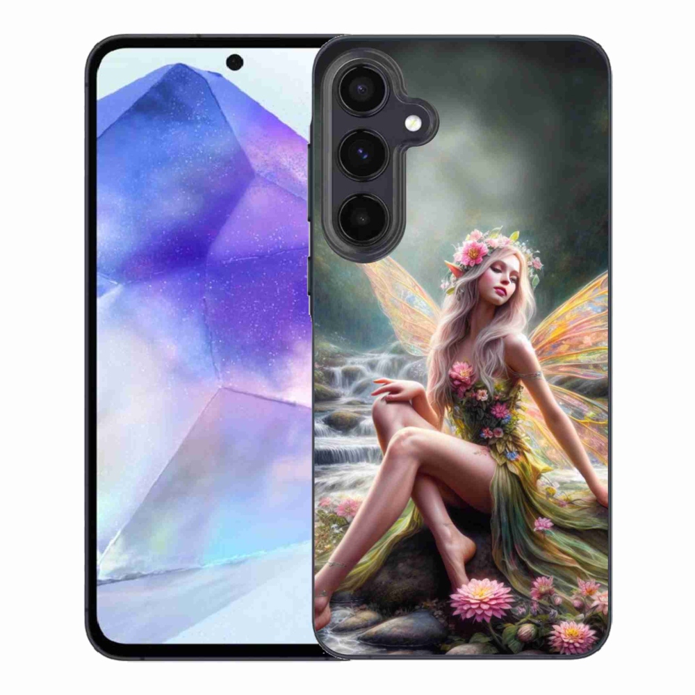 Gélový kryt mmCase na Samsung Galaxy A55 5G - motýlia žena 1