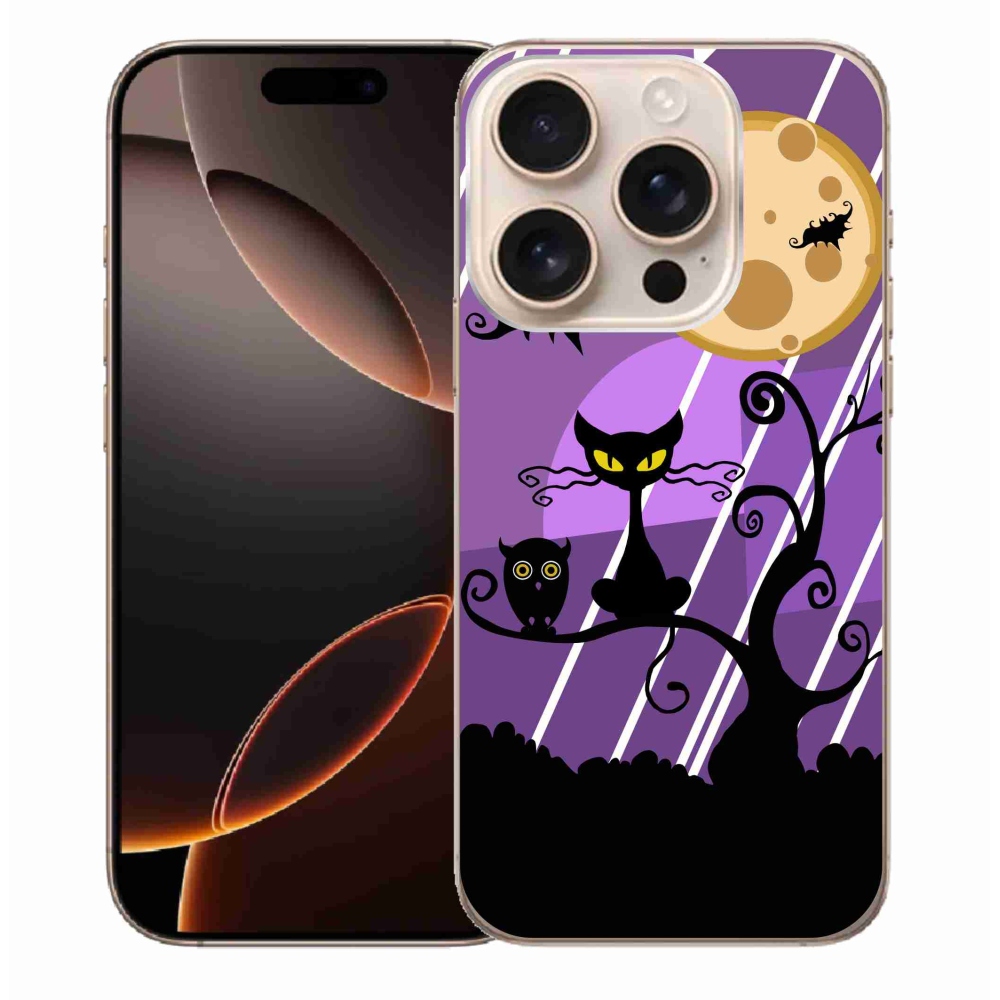 Gélový kryt mmCase na iPhone 16 Pro Max - halloween