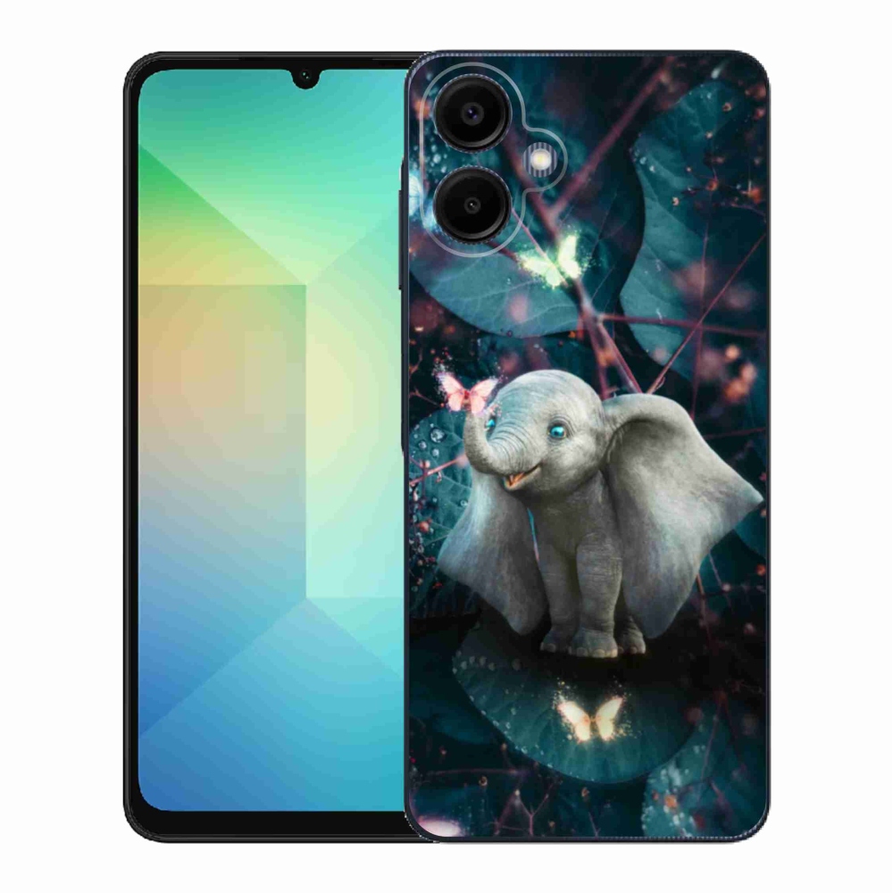 Gélový kryt mmCase na Samsung Galaxy A06 4G - roztomilý slon