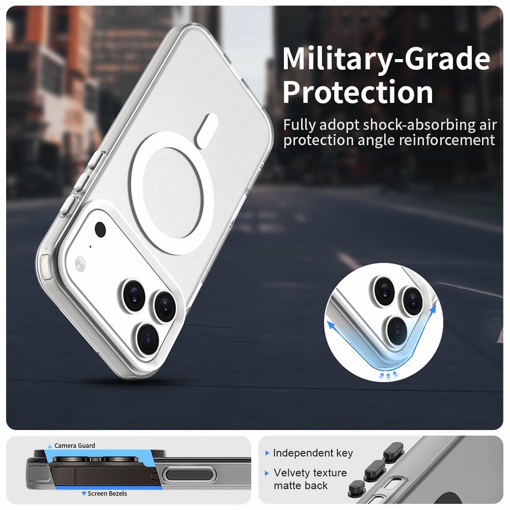 Candy gélový obal s MagSafe na iPhone 17 Pro - biely