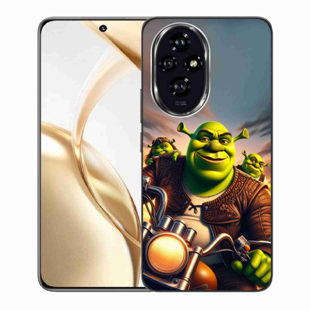 Gélový kryt mmCase na Honor 200 5G - shrek na motorke