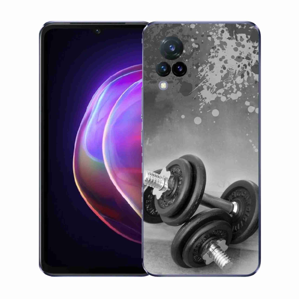 Gélový kryt mmCase na Vivo V21 4G/5G - činky 1