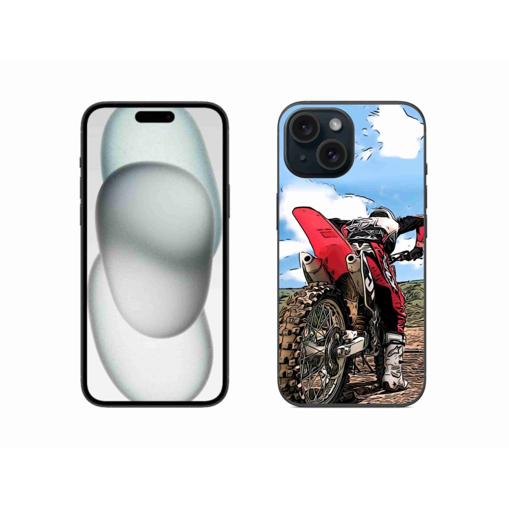 Gélový kryt mmCase na iPhone 15 - moto