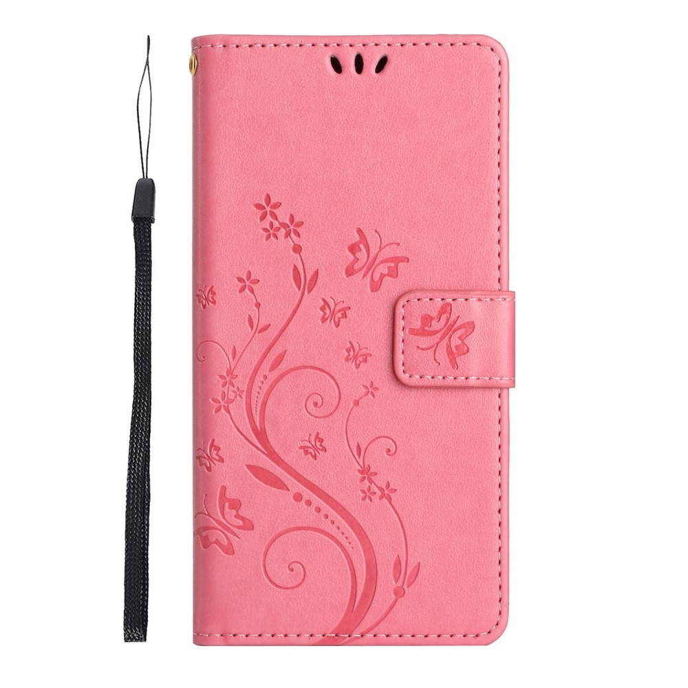 Flowers knižkové púzdro na Motorola Moto G85 5G - ružové