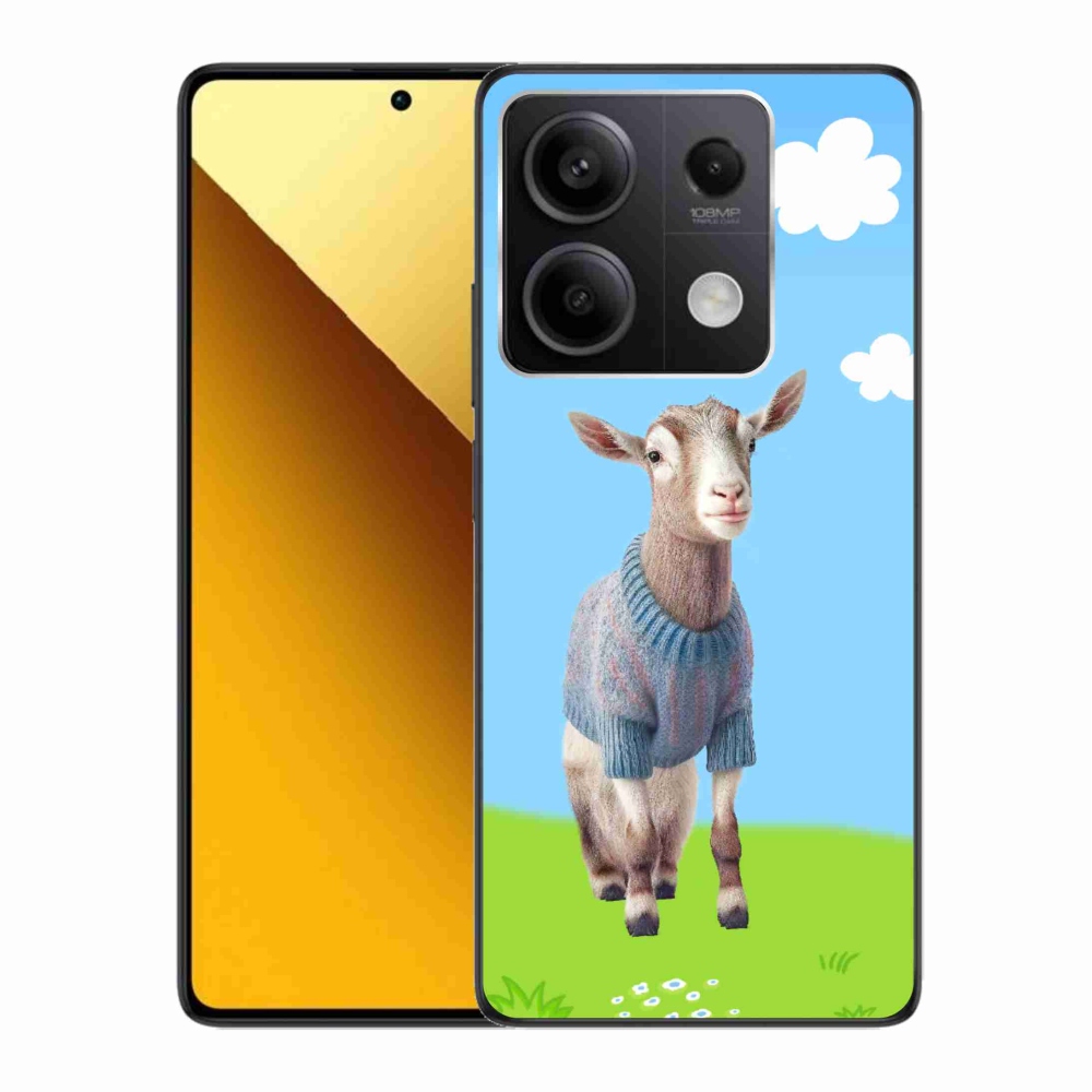 Gélový kryt mmCase na Xiaomi Redmi Note 13 5G - kozľa v svetri