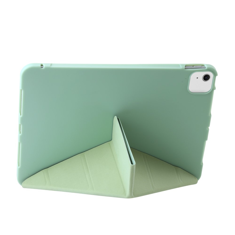 Origamis inteligentné polohovacie puzdro na tablet iPad Air 13 (2024)/(2025) - svetlozelené
