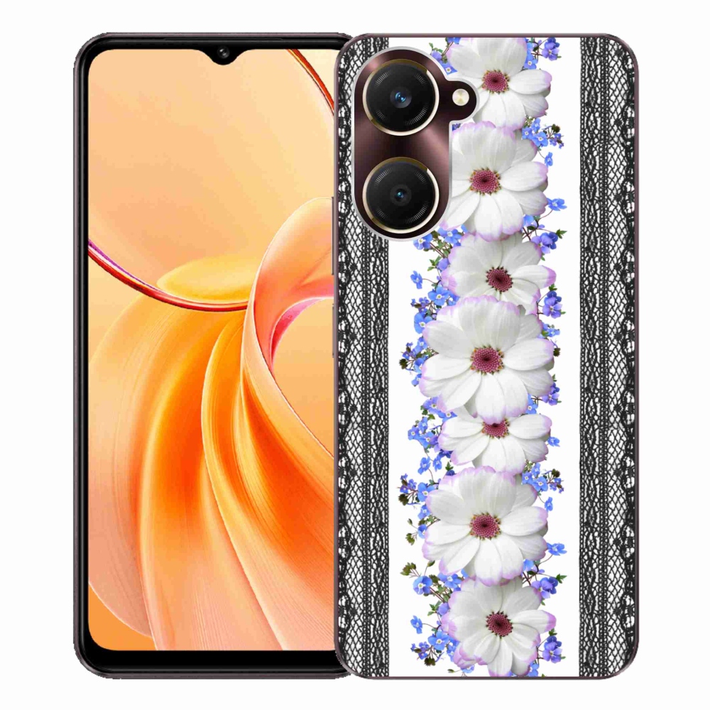 Gélový kryt mmCase na Vivo Y28s 5G - kvety 8