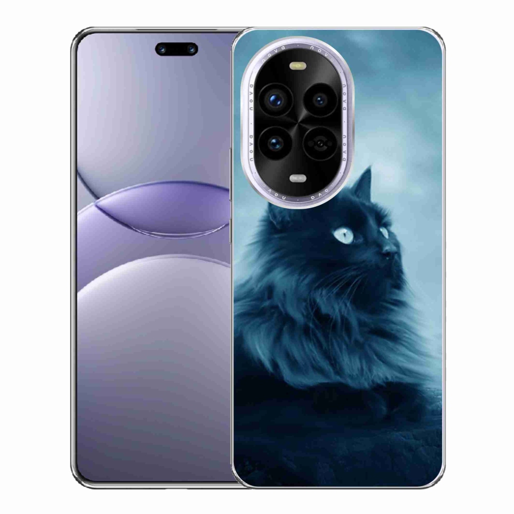 Gélový kryt mmCase na Huawei Nova 13 Pro 5G - čierna mačka 1