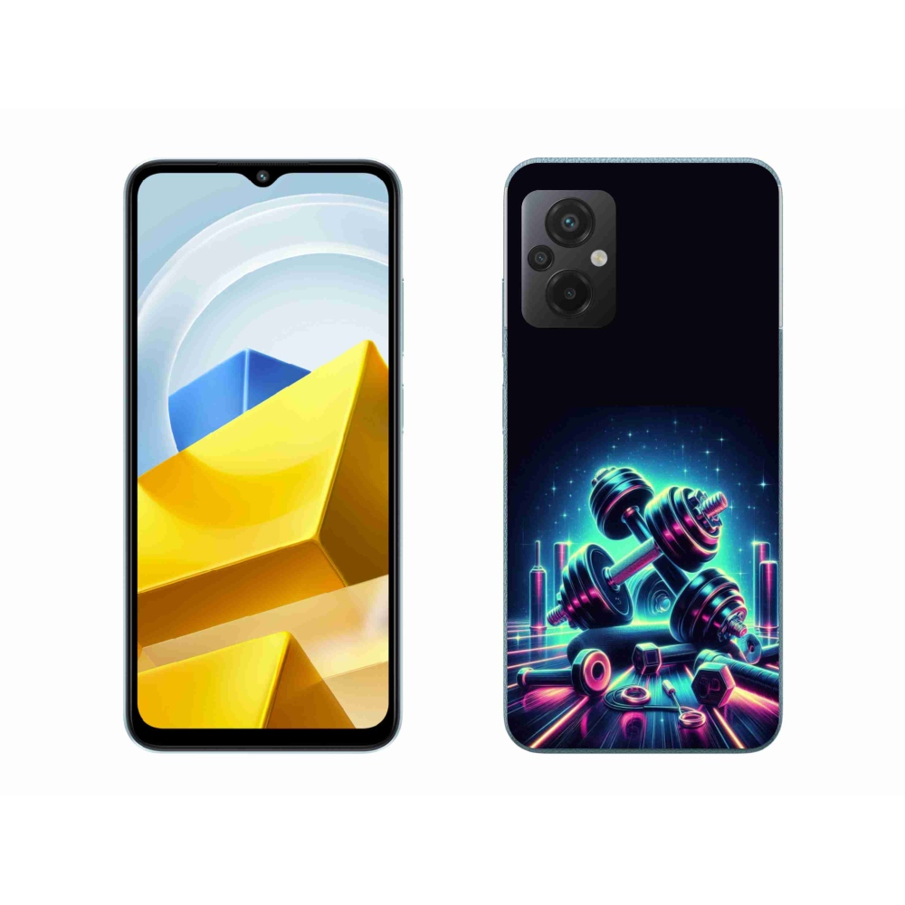 Gélový kryt mmCase na Xiaomi Poco M5 4G - činky